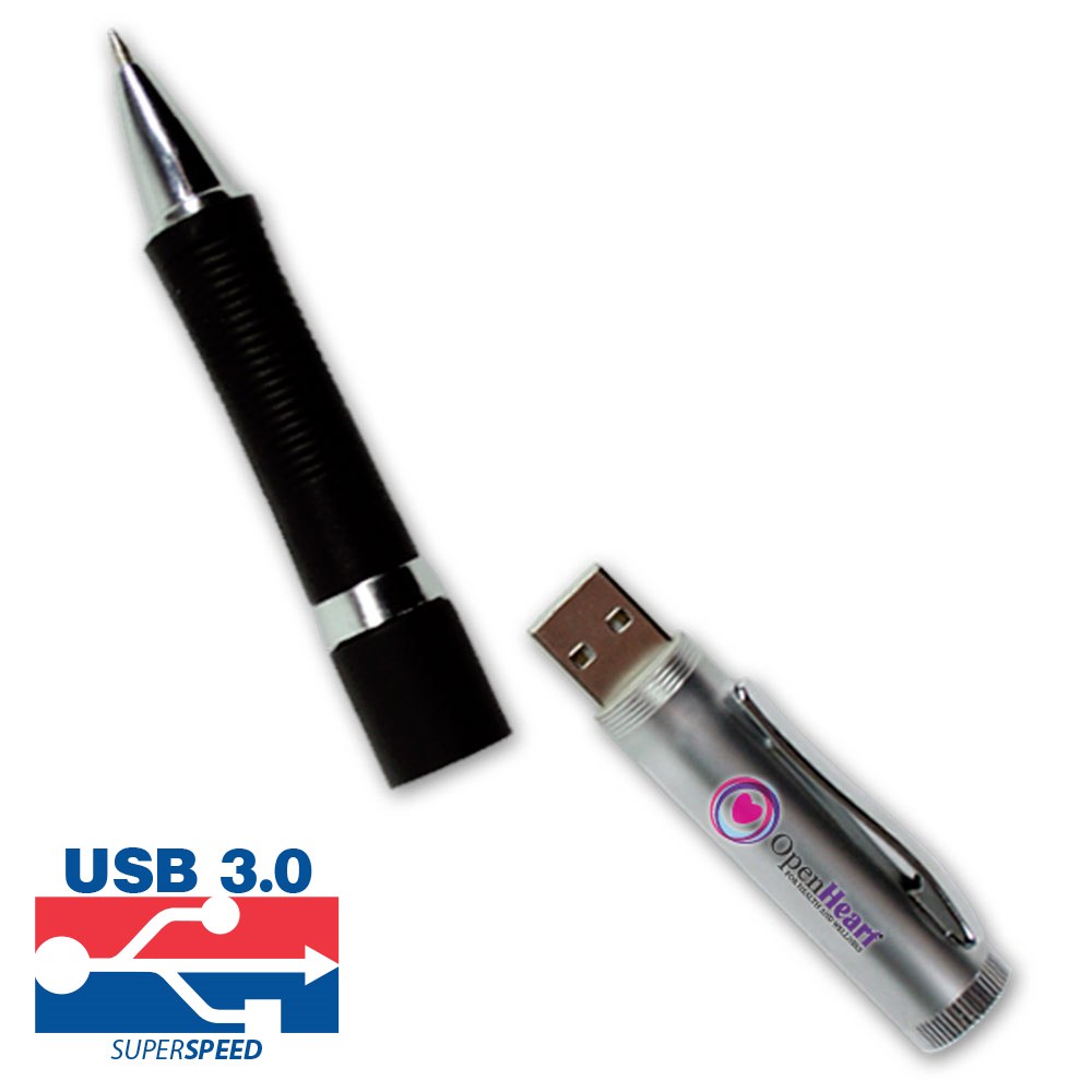 Custom Flash Drive Pen Laser Pointer - 8GB